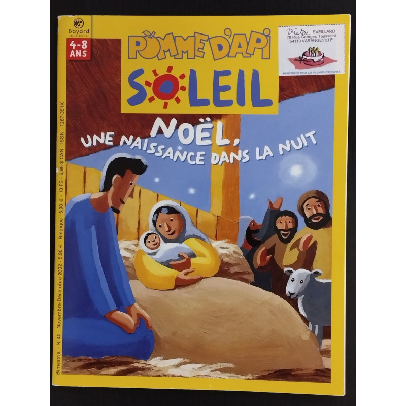 Revue Pomme d'Api Soleil N° 40