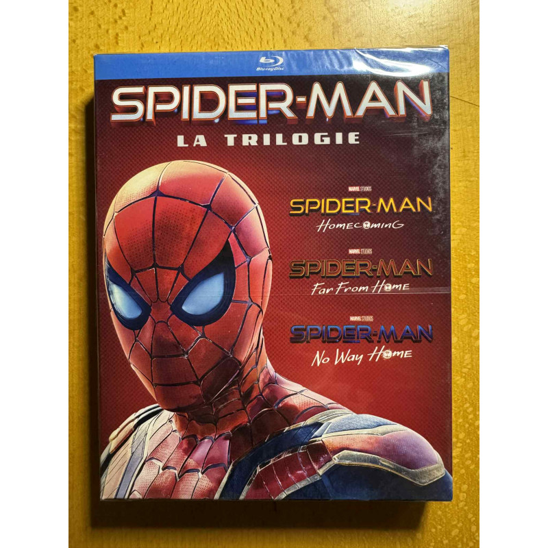 Spider-man : homecoming + far from home + no way home [Blu-ray]...