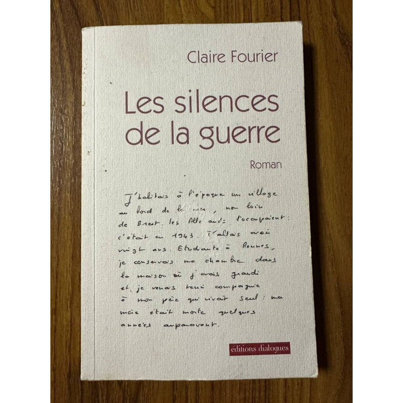 Les silences de la guerre - PRIX BRETAGNE 2012