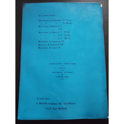 Mon cahier de mots CM