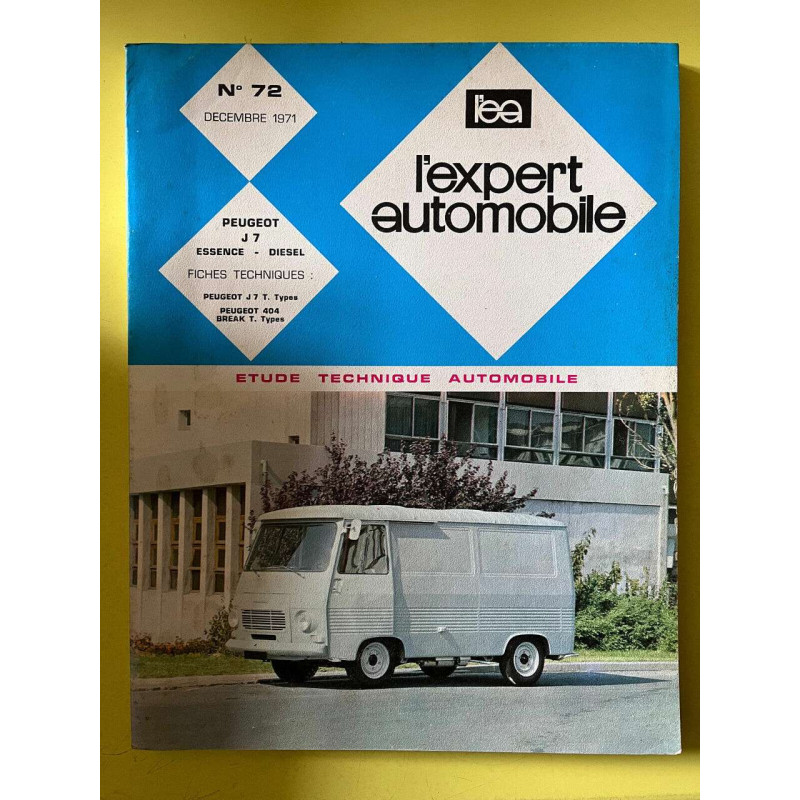 L'Expert Automobile n72 Décembre 1971