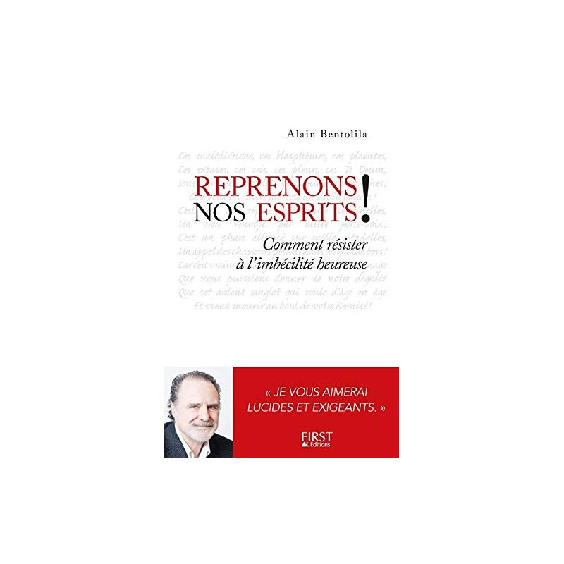 Reprenons nos esprits