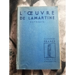 L'œuvre de Lamartine