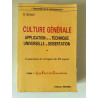 Culture generale : Application de la Technique Universelle de la...