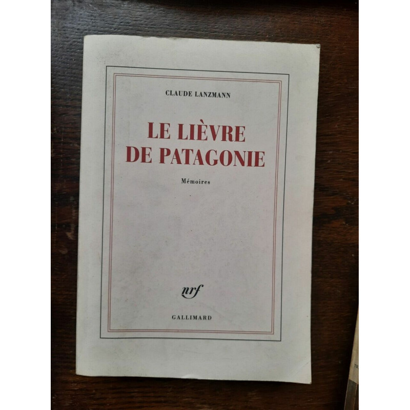 Le lièvre de Patagonie gallimard