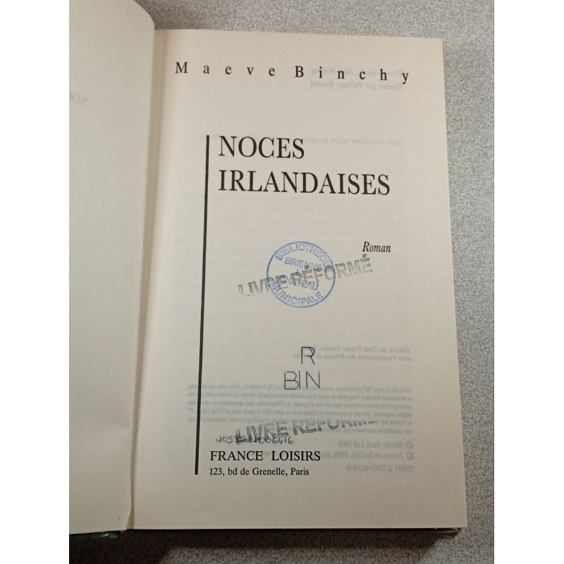 Noces irlandaises