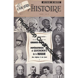 CAHIERS DE L'HISTOIRE (LES) [No 7] du 01/02/1961 - LA RUSSIE DANS...