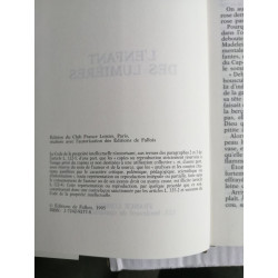 L'Enfant des Lumieres (grand Prix du Roman Historique Sola Cabiati...