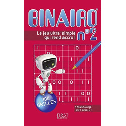 Binairo n°2 - 300 grilles : le nouveau jeu complètement addictif