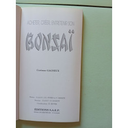 Acheter Créer Entretenir Son Bonsaï