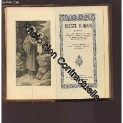 MISSEL ROMAIN - N°2268 - CONTENANT LES PRIERES LES PLUS USUELLES...