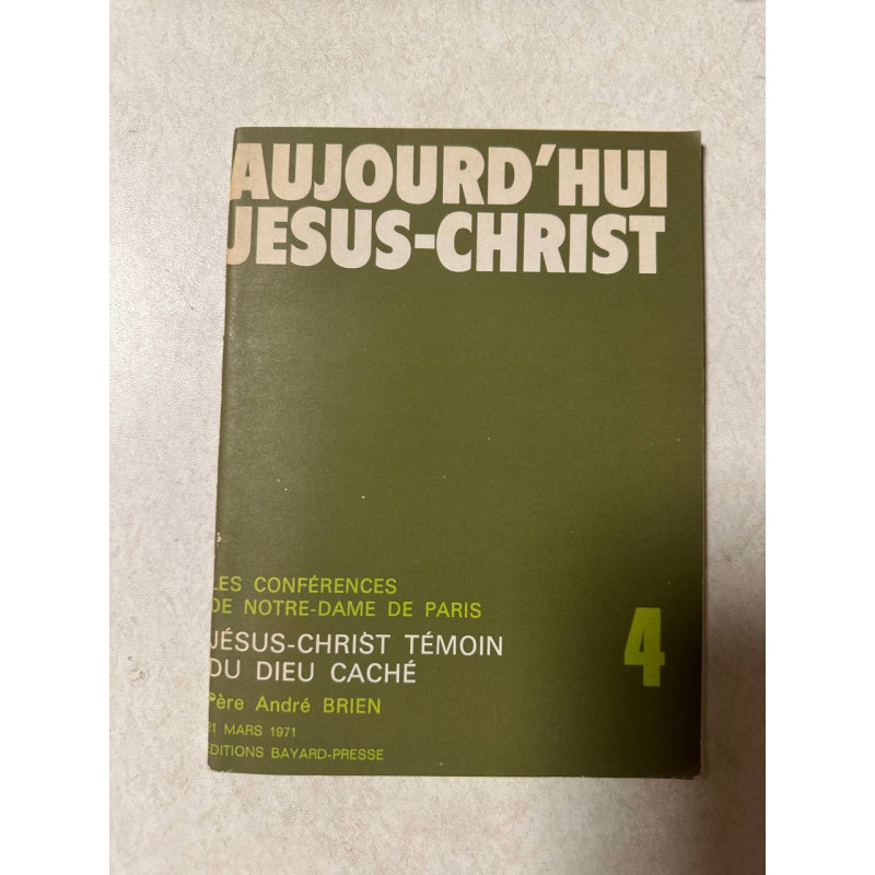 Aujourd'hui jesus-christ inutile ett pourtant nécessaire 4