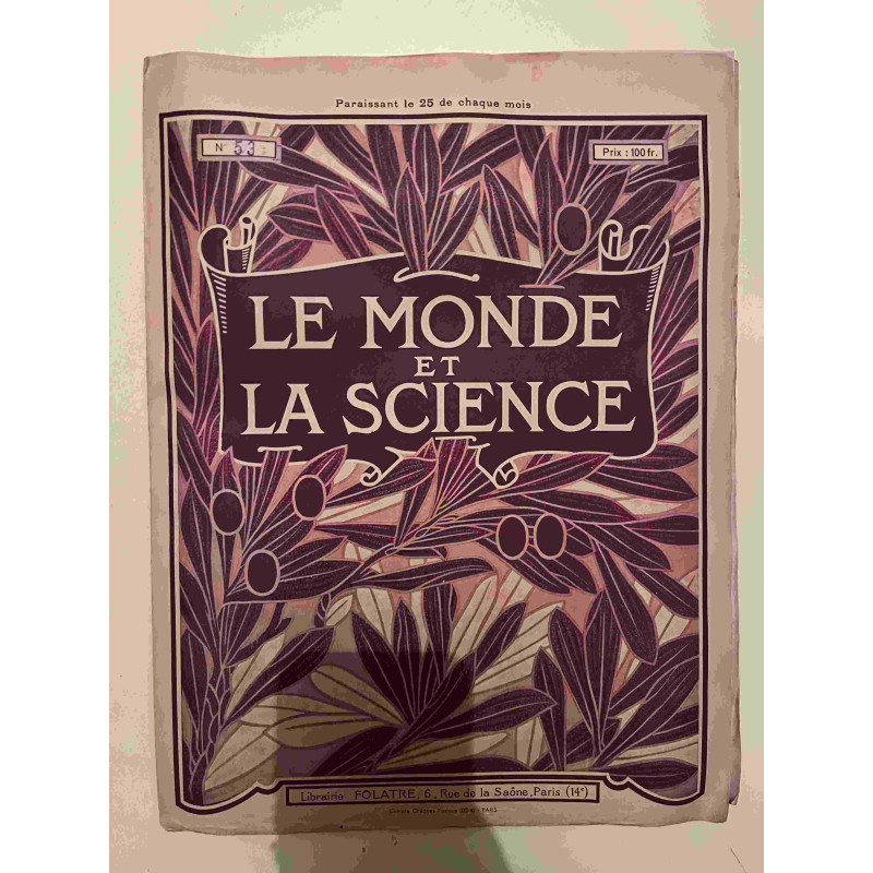 Le monde et la science N°53