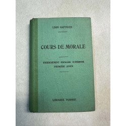 Cours de morale enseignement primaire supérieur première année