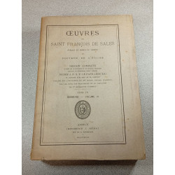 Œuvres de Saint François de Sales Tome IX