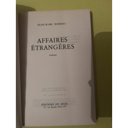 jean marc roberts Affaires étrangères