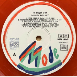 Le Disque D'Or De Sidney Bechet