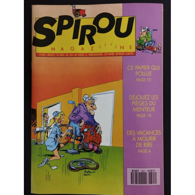 Revue Le Journal de Spirou N° 2821