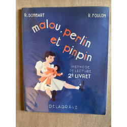 Malou perlin et pinpin - méthode de lecture 2e livret