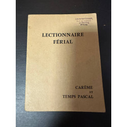 LECTIONNAIRE Férial carême et temps pascal