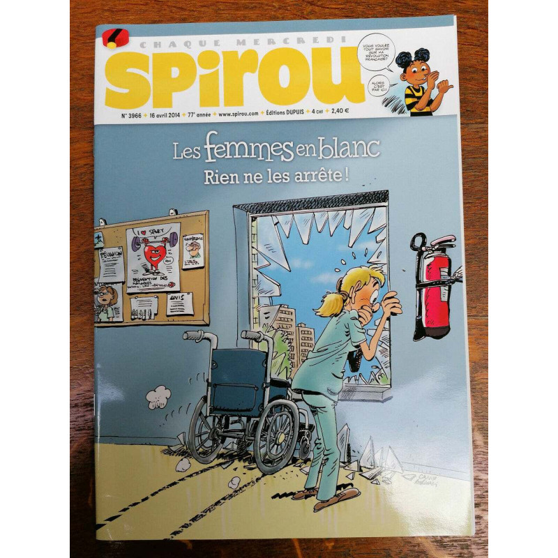 Spirou n3966 Les femmes en blanc rien ne Les arrête