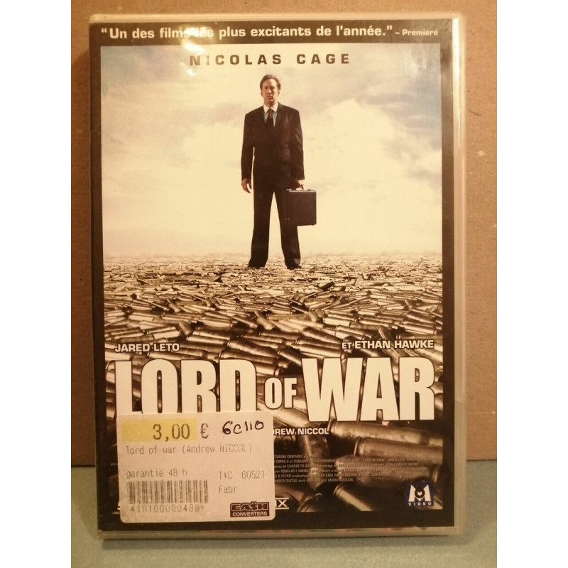 Lord of War Nicolas Cage Jared Leto DVD