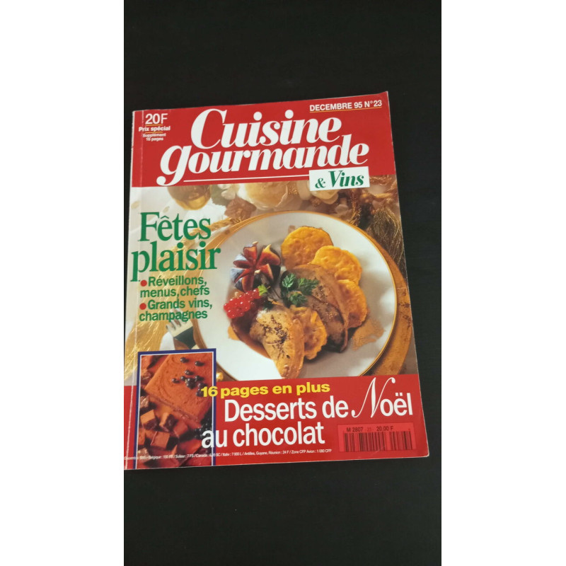 Cuisine Gourmande et Vins Nº23 Décembre 1995