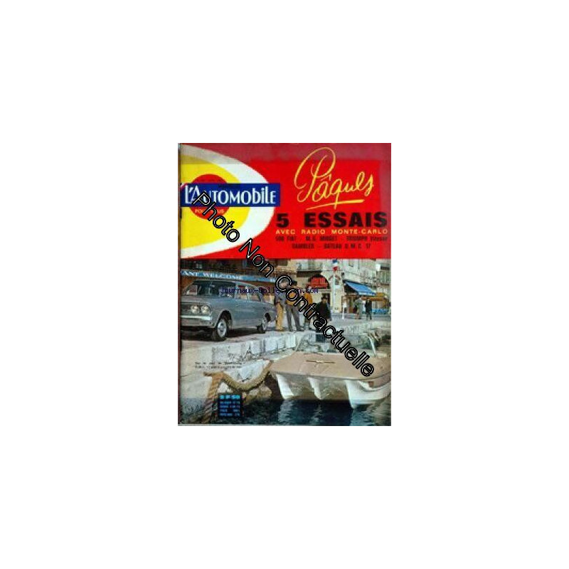 AUTOMOBILE (L') [No 204] du 01/04/1963