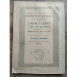 Saint-Réal Conjuration des espagnoles contre la république de...