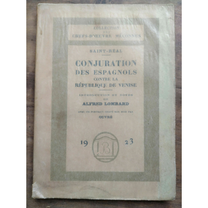 Saint-Réal Conjuration des espagnoles contre la république de...