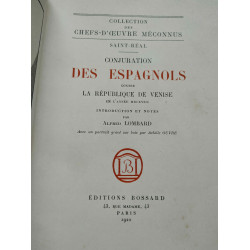 Saint-Réal Conjuration des espagnoles contre la république de...