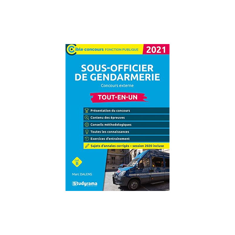 Sous-officier de gendarmerie - Concours externe: Tout-en-un 2021