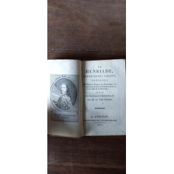 Voltaire - La henriade poëme en dix chants a avignon 1813