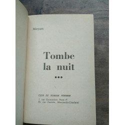 Miryam Tombe la nuit Club du Roman féminin