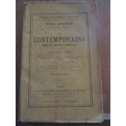 Jules Lemaître Les contemporains études et portraits littéraires...