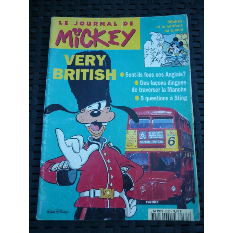 LE JOURNAL DE MICKEY n2185 disney Hachette Presse 04 05