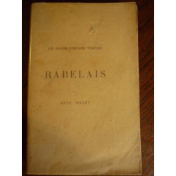 René Millet Rabelais Librairie Hachette-Les Grands Ecrivains Français