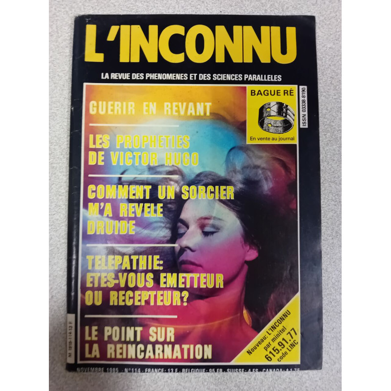 L'Inconnu nº 114 - / Novembre 1985