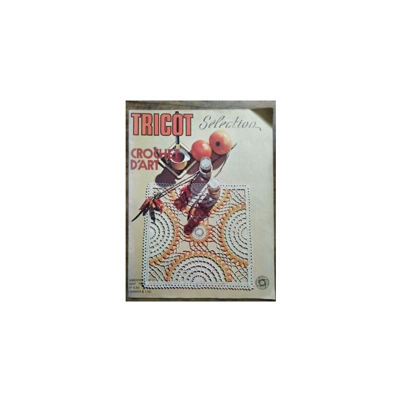 Tricot Sélection Crochet d'art Nº 21 Août 1976