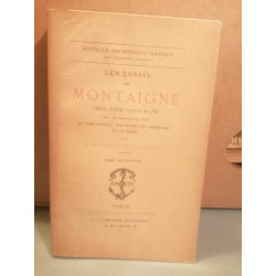 H. Motheau Jouaust Les essais de Montaigne Tome 4 Librairie des...