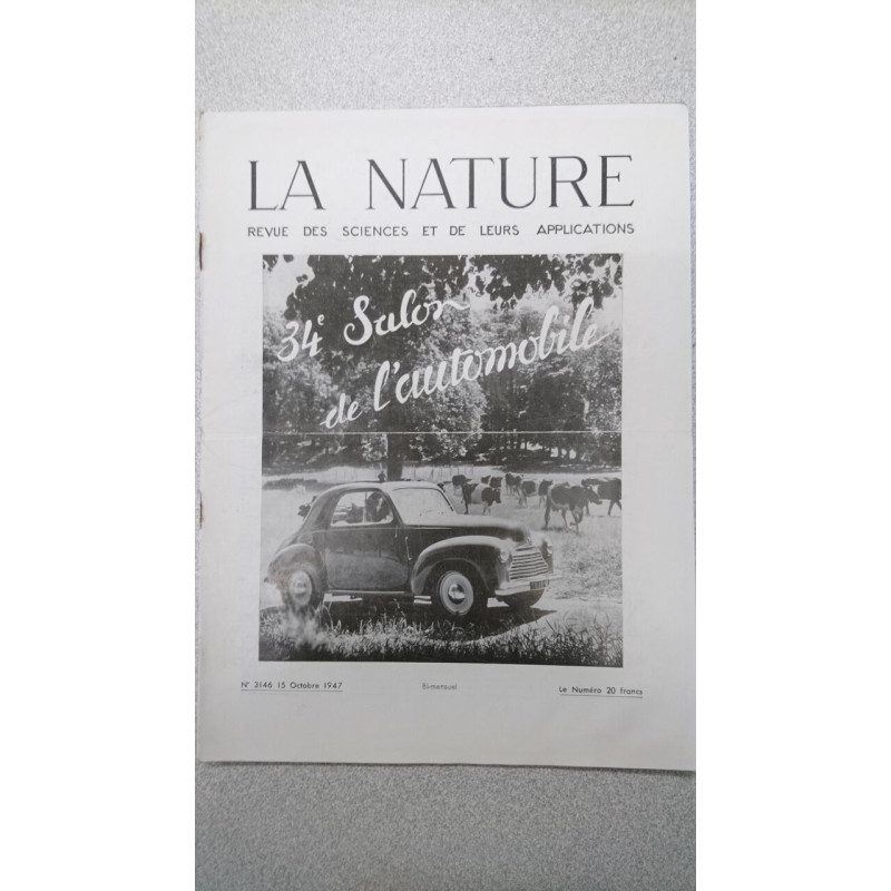 La nature n° 3146 / Octobre 1947