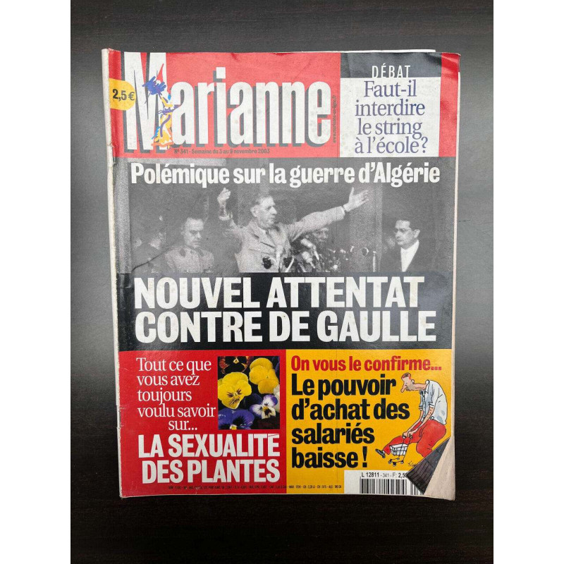 Marianne N341 - Nouvel attentat contre de Gaulle