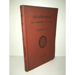 Association Francaise pour l'avancement des Sciences CONFERENCES...
