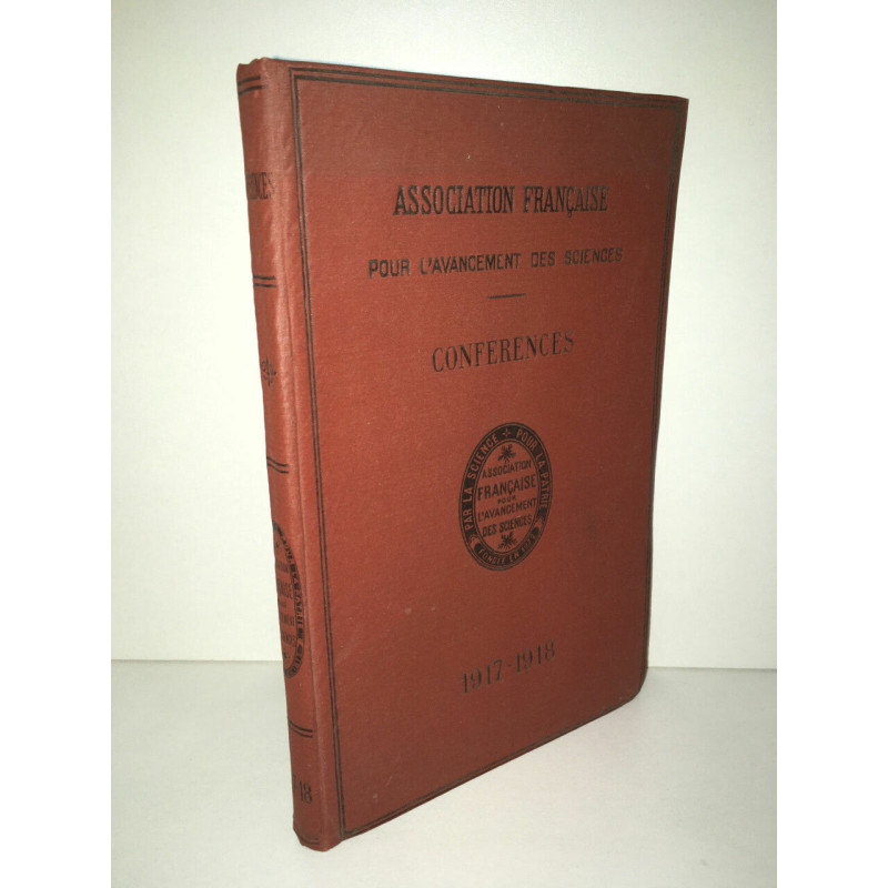 Association Francaise pour l'avancement des Sciences CONFERENCES...