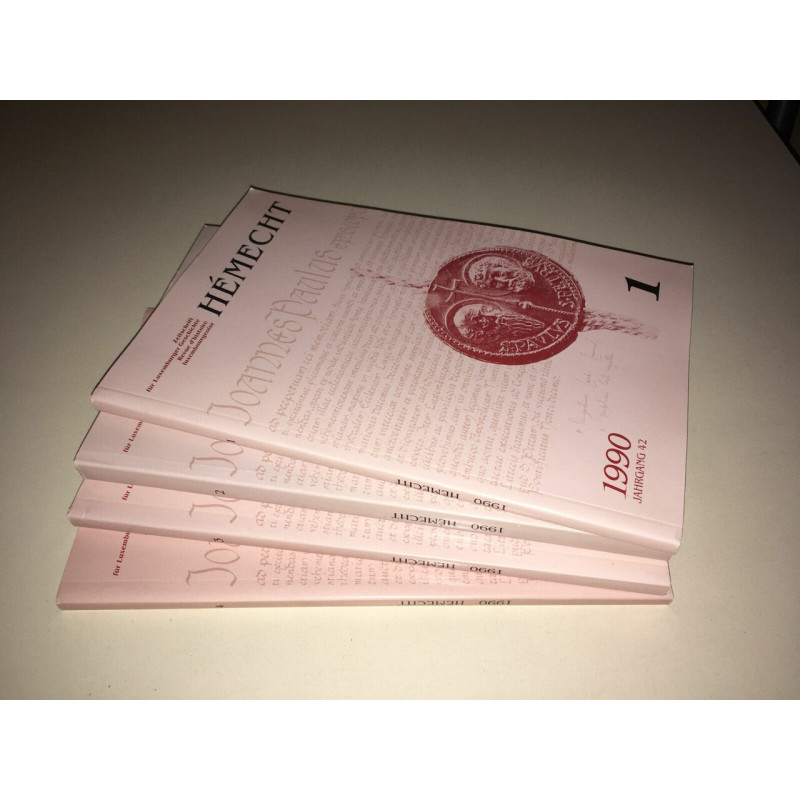 HEMECHT Revue d'histoire Luxembourgeoise ANNEE No 1 2 3 4 Luxembourg
