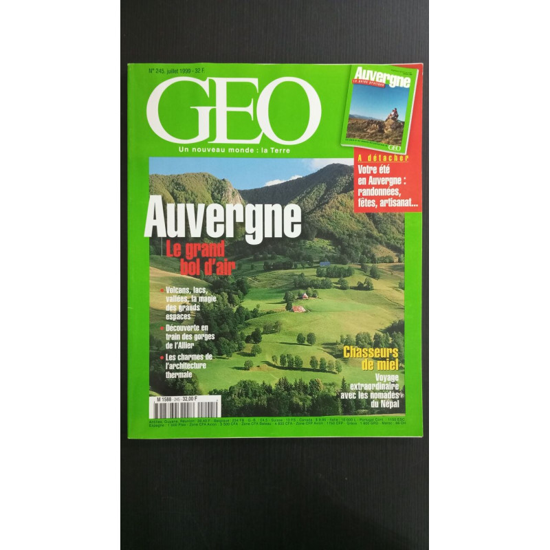 Revue Géo Magazine N° 245
