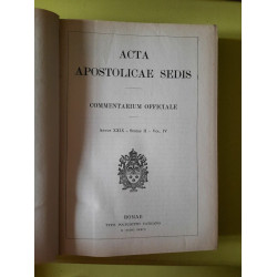 Acta Apostolicae Sedis Commentarium officiale