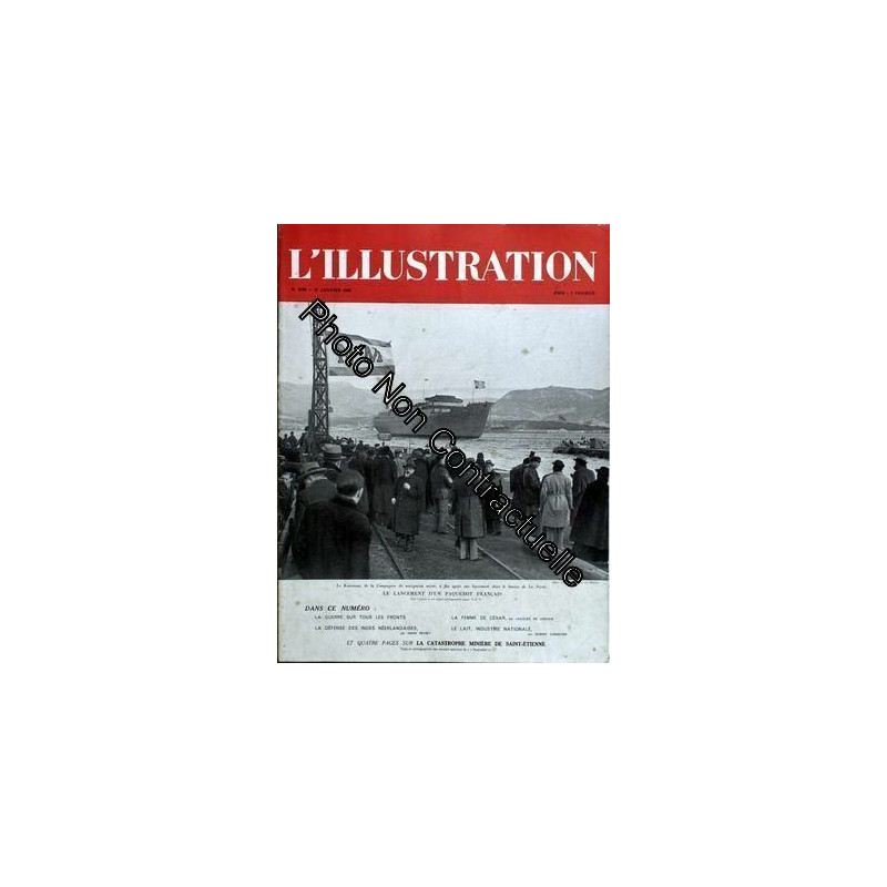 Illustration (L') N° 5160 Du 31/01/1942 - Le Lancement D'un...