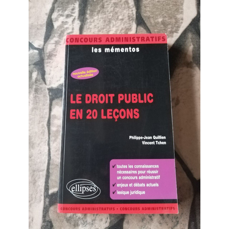  NOUV.ED.9782340015562/QUIDR7 (Concours Administratifs)