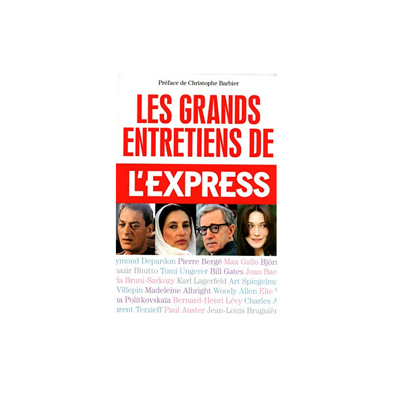 Les grands entretiens de l'Express